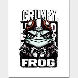 Grumpy Frog Posters and Art